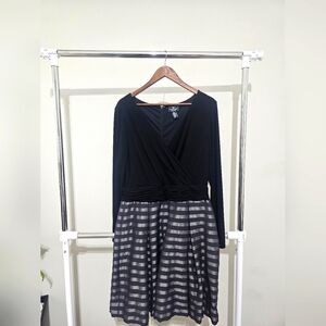 American Living Womens Dress, Black, Gray. 16